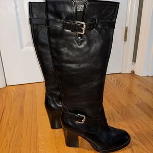 Michael Kors leather boots.